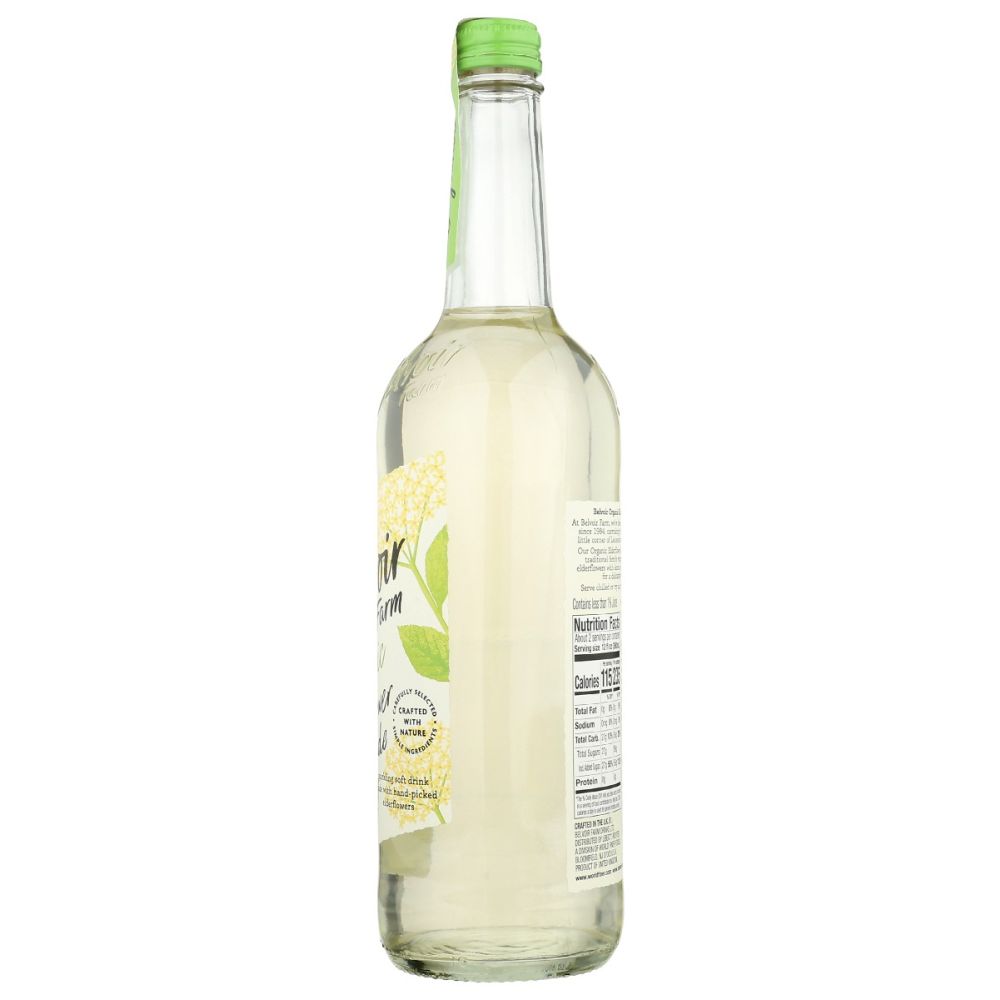 BELVOIR: Organic Elderflower Lemonade Soft Drink, 25.4 fo