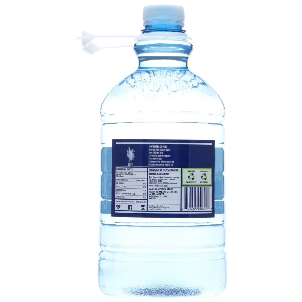 1907 NEW ZEALAND WATER: Still Artesian Water, 67.6 fo