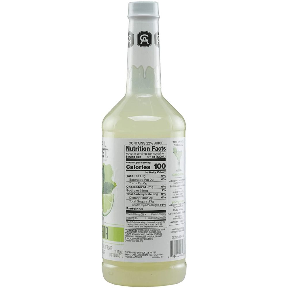 COCKTAIL ARTIST: Margarita Premium Mix, 33.8 fo
