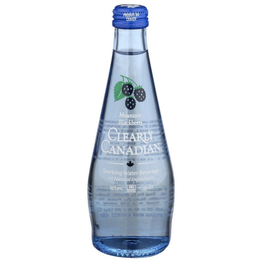 CLEARLY CANADIAN: Mountain Blackberry Sparkling Water, 11 fo