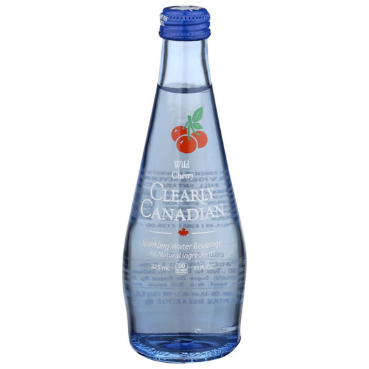 CLEARLY CANADIAN: Wild Cherry Sparkling Water, 11 fo