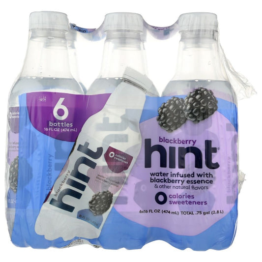 HINT: Water Blackberry 6Pk, 96 fo