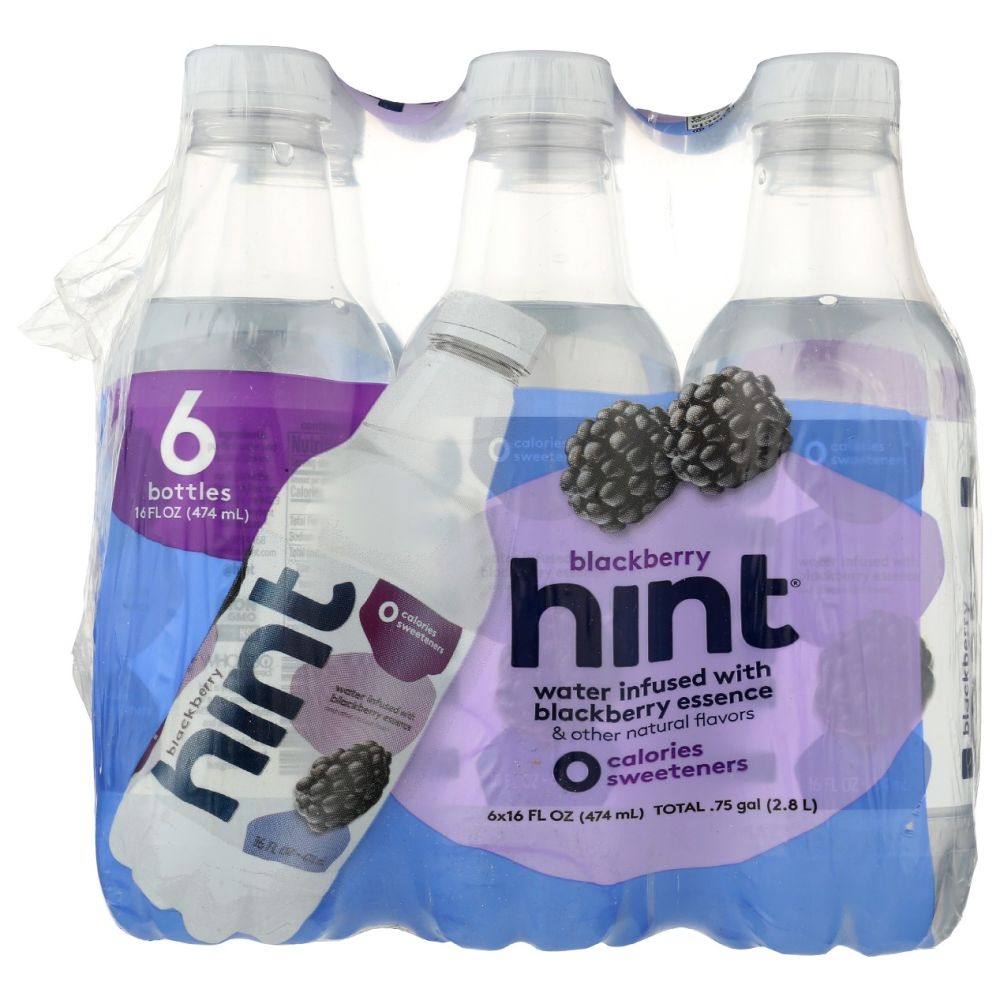 HINT: Water Blackberry 6Pk, 96 fo