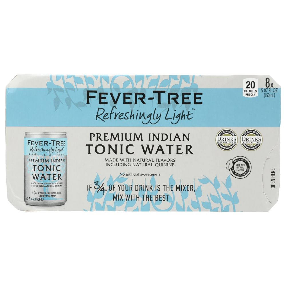 FEVER TREE: Premium Indian Tonic Water, 40.56 fo