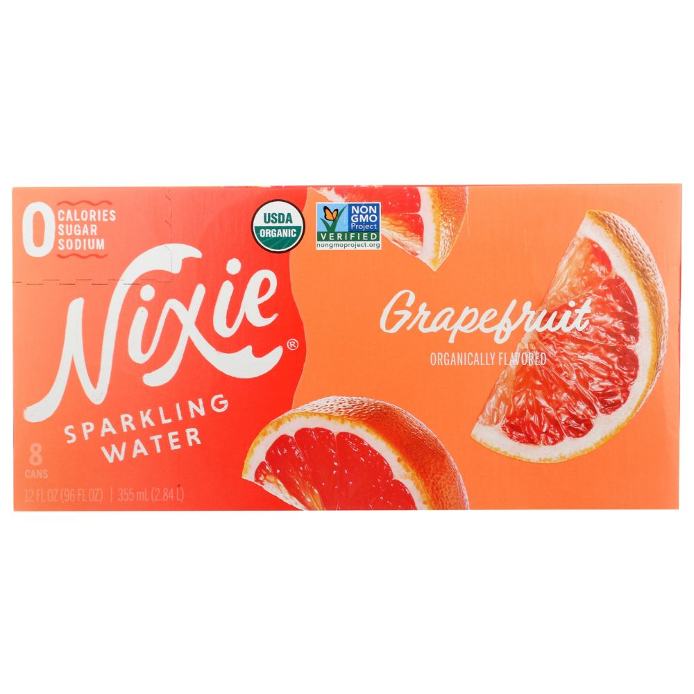 NIXIE: Water Sprk Grpfruit 8Pk, 96 fo