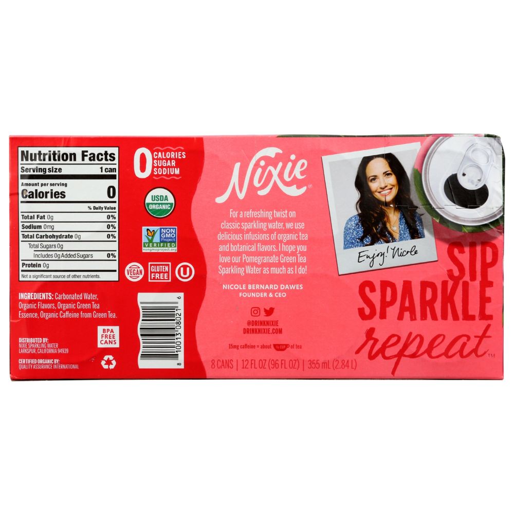 NIXIE: Water Sprk Pomgrnt Grntea, 96 fo