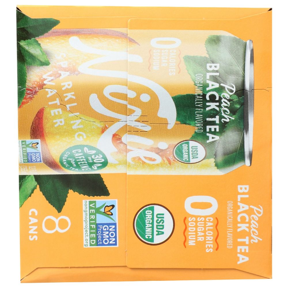 NIXIE: Water Sprk Peach Blk Tea, 96 fo