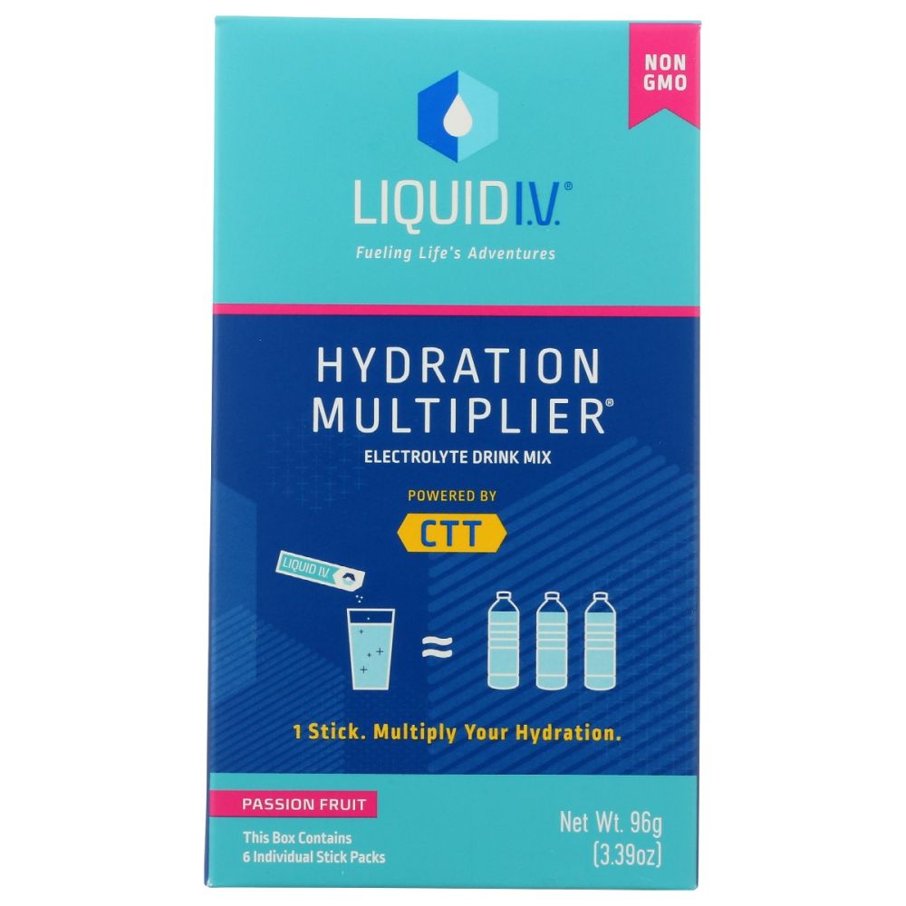 LIQUID IV: Hydration Pssion Frt 6Ct, 3.39 oz