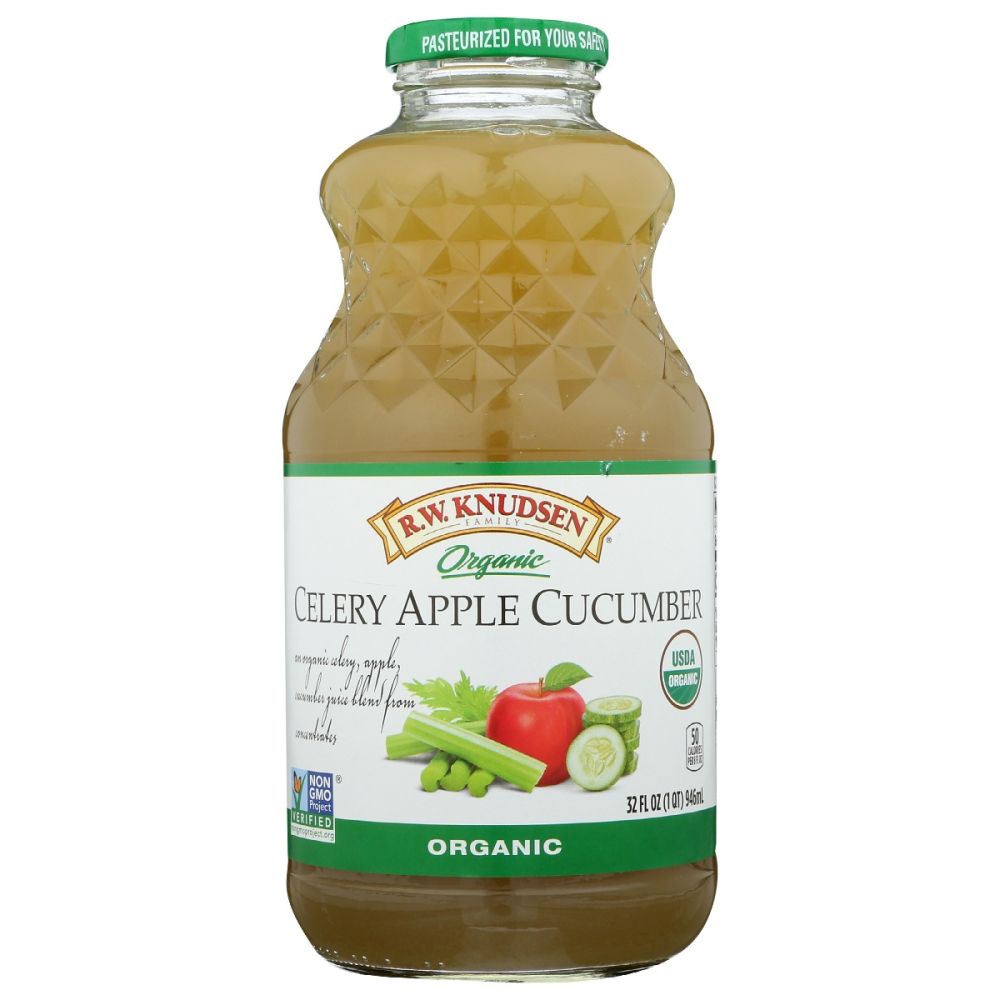 RW KNUDSEN FAMILY: Organic Celery Apple Cucumber Juice, 32 fo