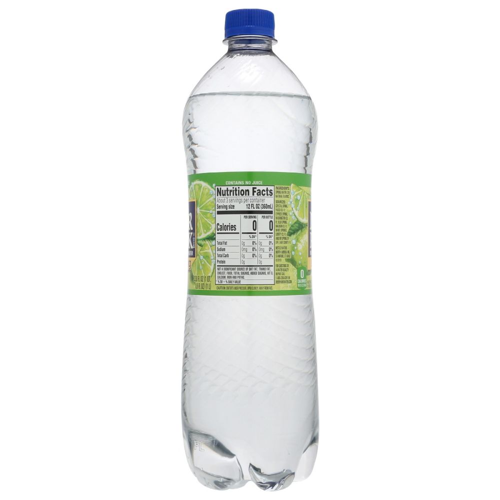 DEER PARK: Zesty Lime Sparkling Water, 33.8 fo