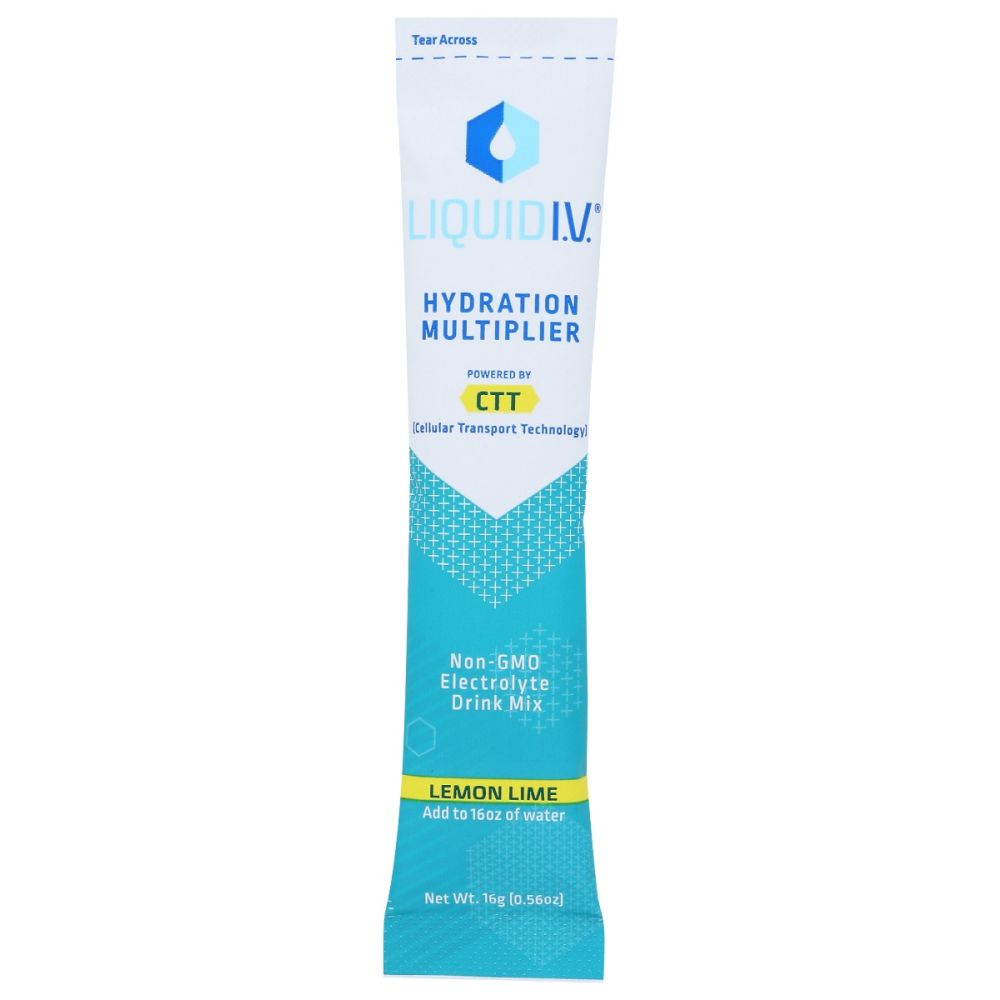 LIQUID IV: Hydration Lemon Lime Pkt, 0.56 oz