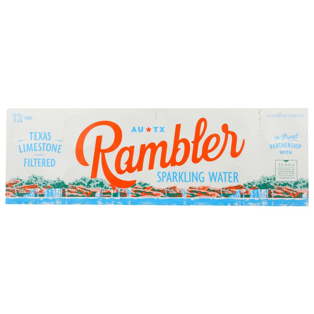 RAMBLER: Water Sprkl 12Pk, 144 fo