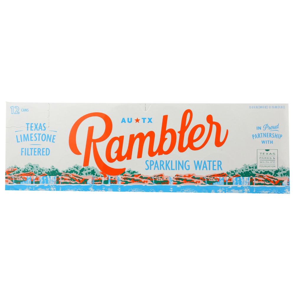 RAMBLER: Water Sprkl 12Pk, 144 fo