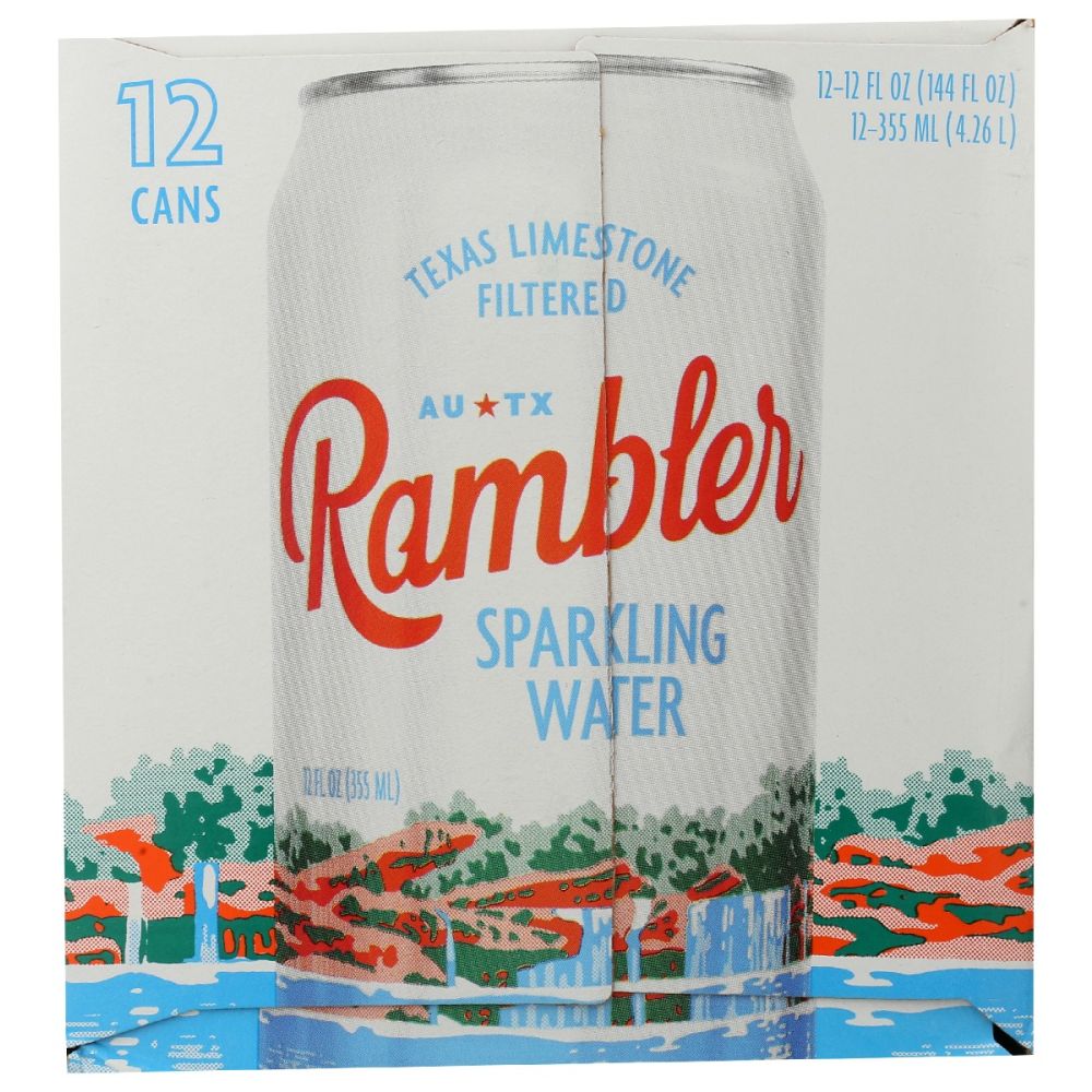 RAMBLER: Water Sprkl 12Pk, 144 fo