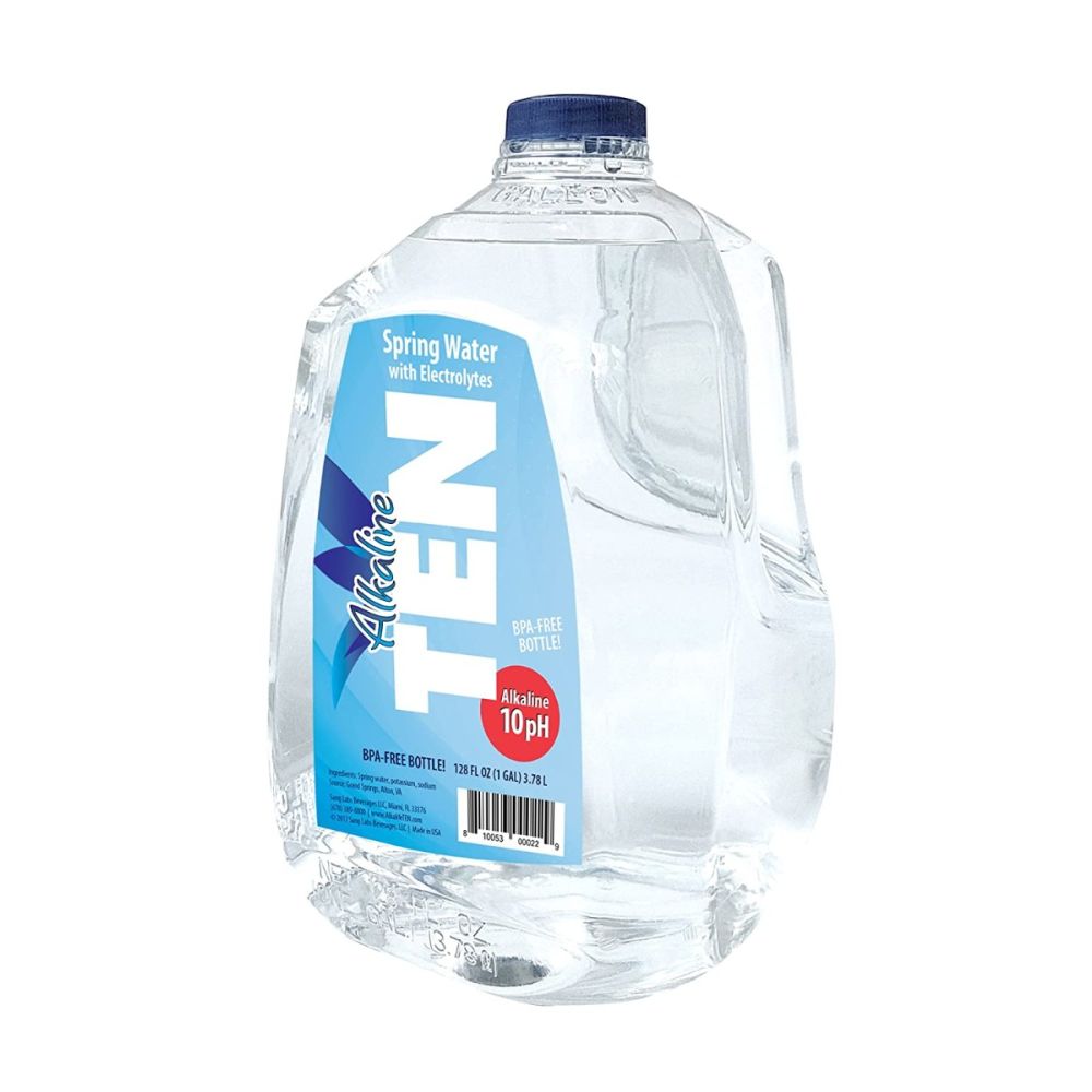 TEN WATER: Alkaline Spring Water, 128 fo