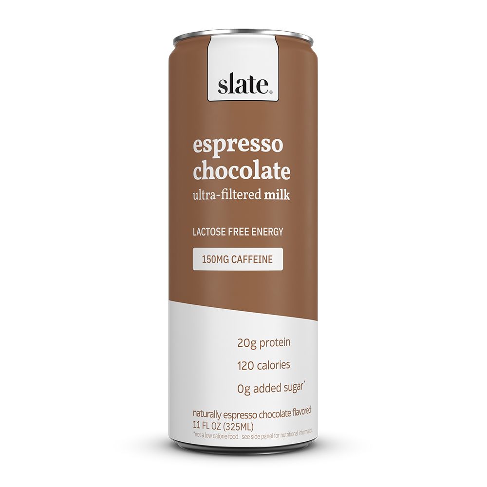 SLATE: Lactose Free Energy Espresso Chocolate Ultra Filtered Milk, 11 oz