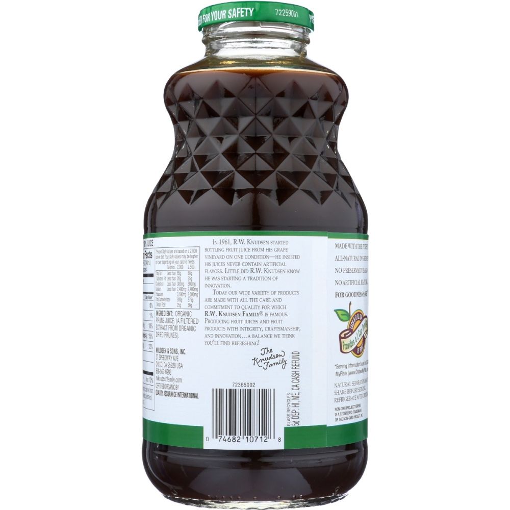 RW KNUDSEN FAMILY: Organic Just Prune Juice, 32 fo