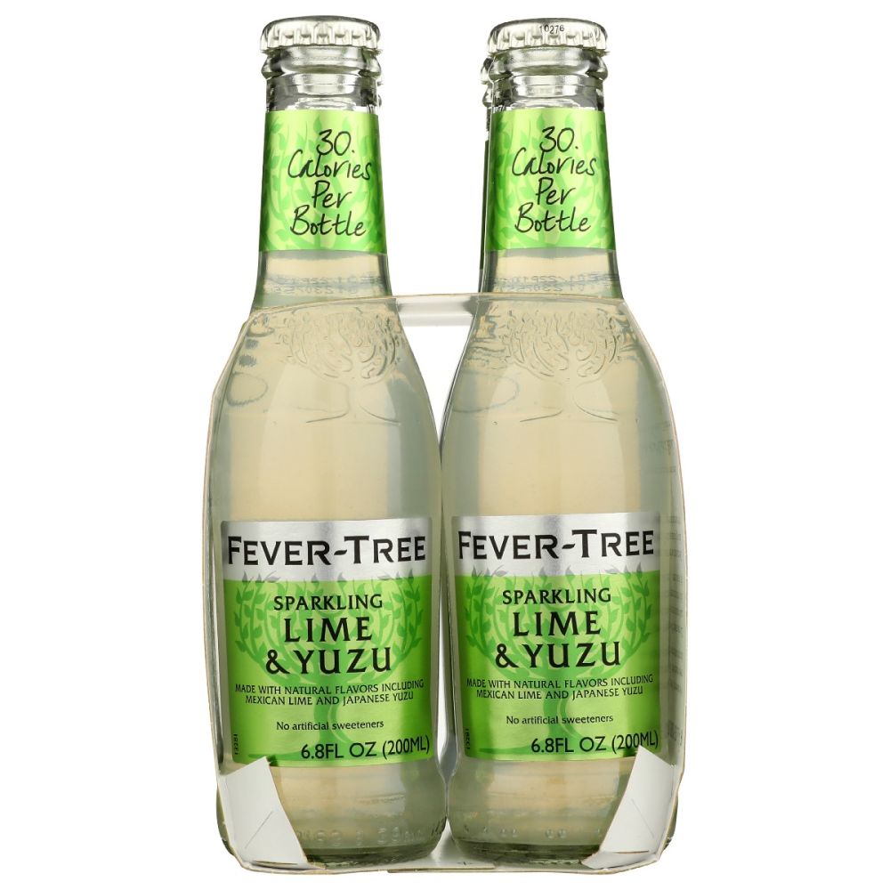 FEVER TREE: Sparkling Lime and Yuzu, 27.2 fo