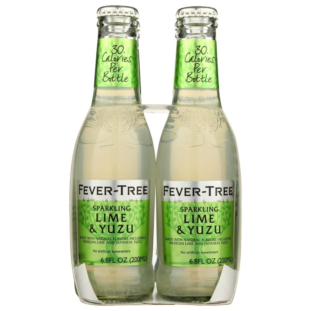 FEVER TREE: Sparkling Lime and Yuzu, 27.2 fo