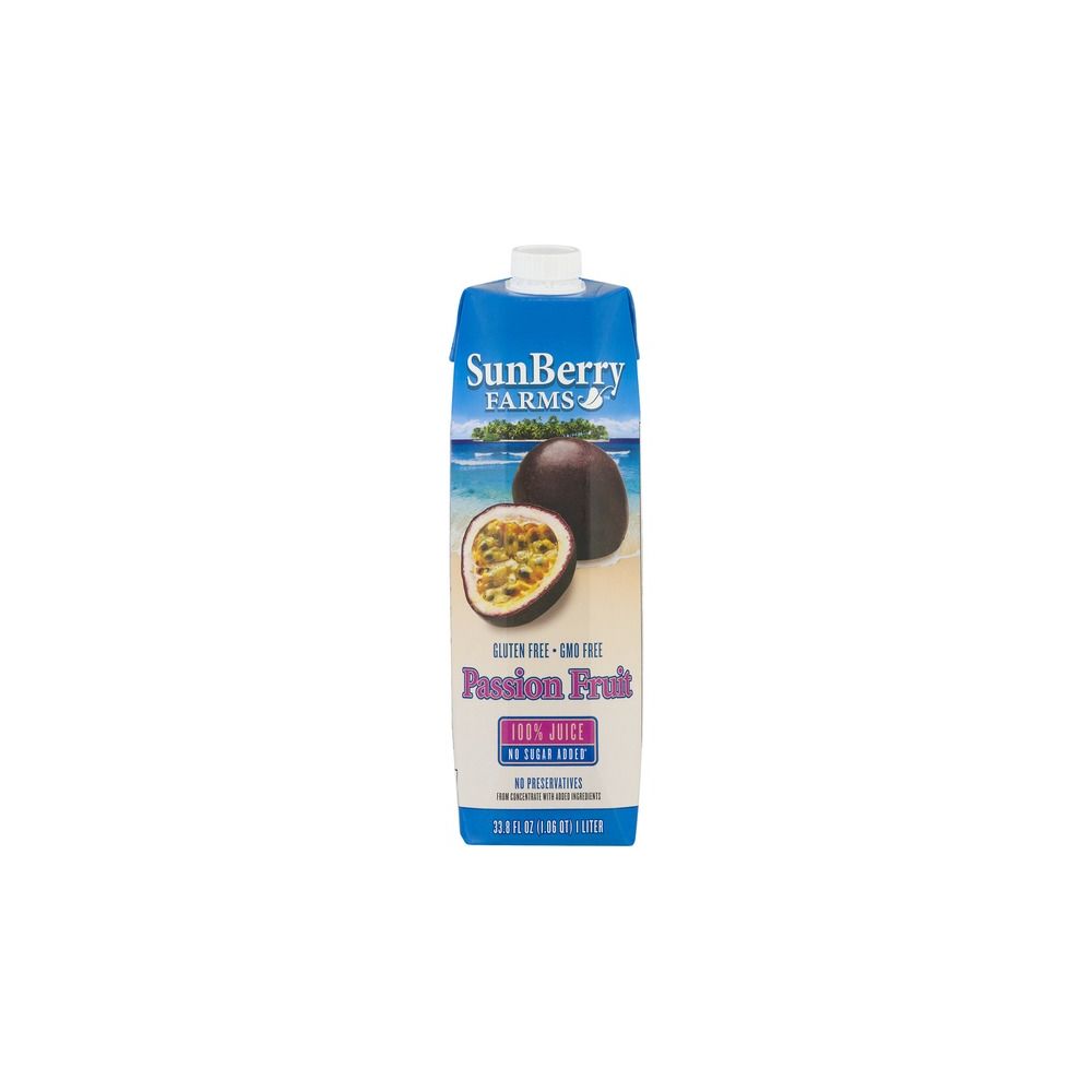 SUNBERRY FARMS: 100% Passion Fruit Juice, 33.81 oz