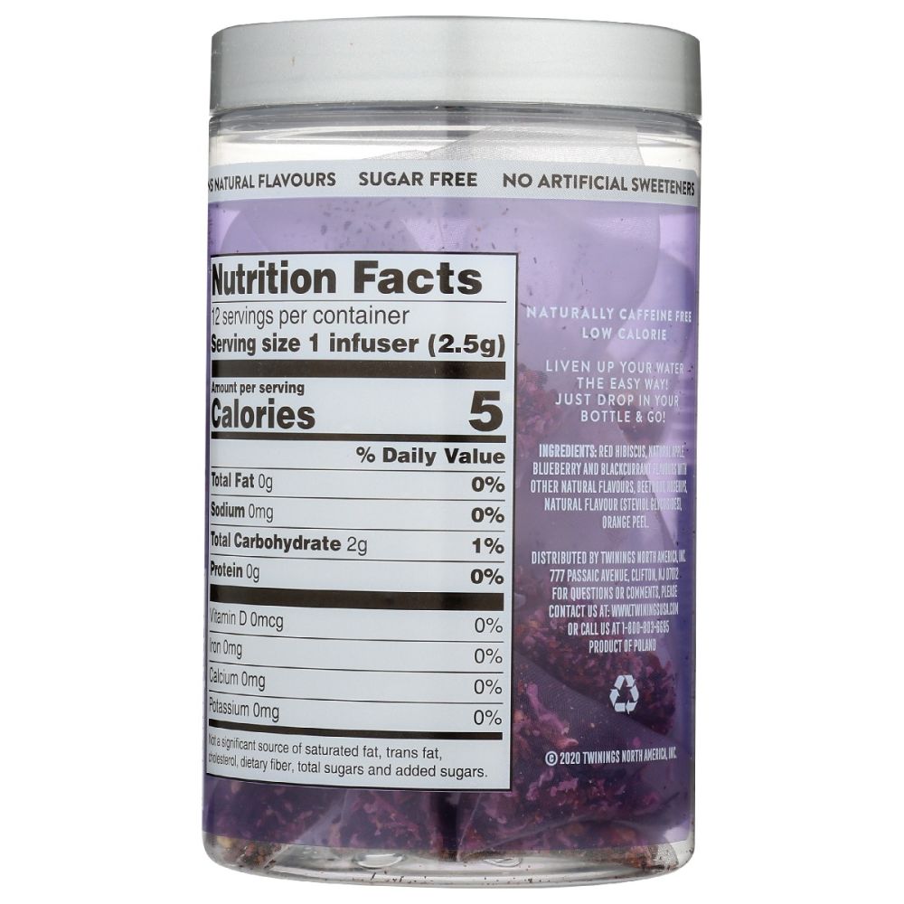 TWINING TEA: Tea Cold Infs Blubry Appl, 12 bg