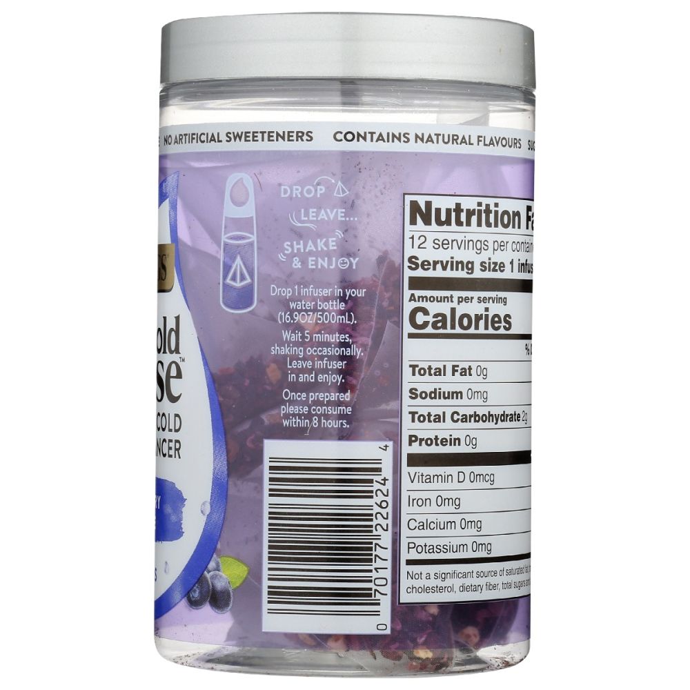 TWINING TEA: Tea Cold Infs Blubry Appl, 12 bg