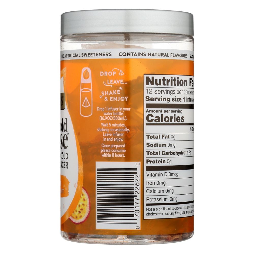 TWINING TEA: Tea Cold Nfse Mngo Psnfrt, 12 bg