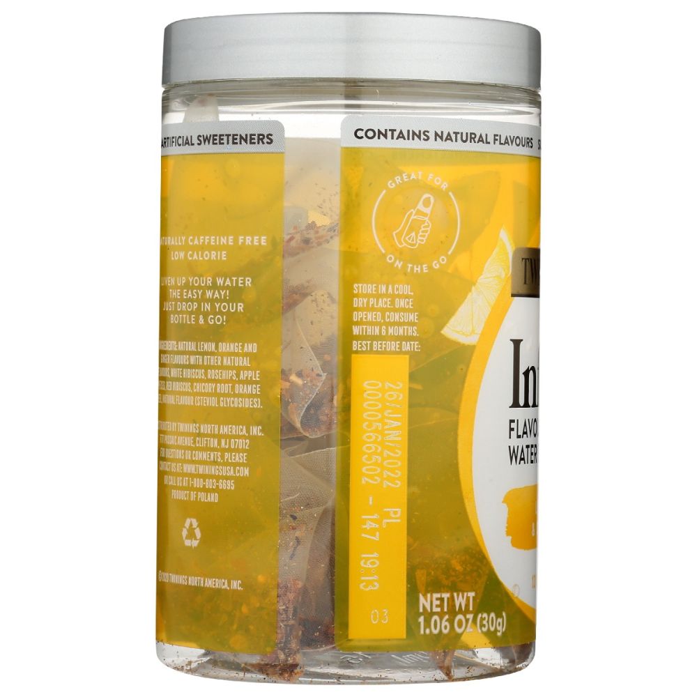 TWINING TEA: Tea Cold Infuse Lmn Gngr, 12 bg