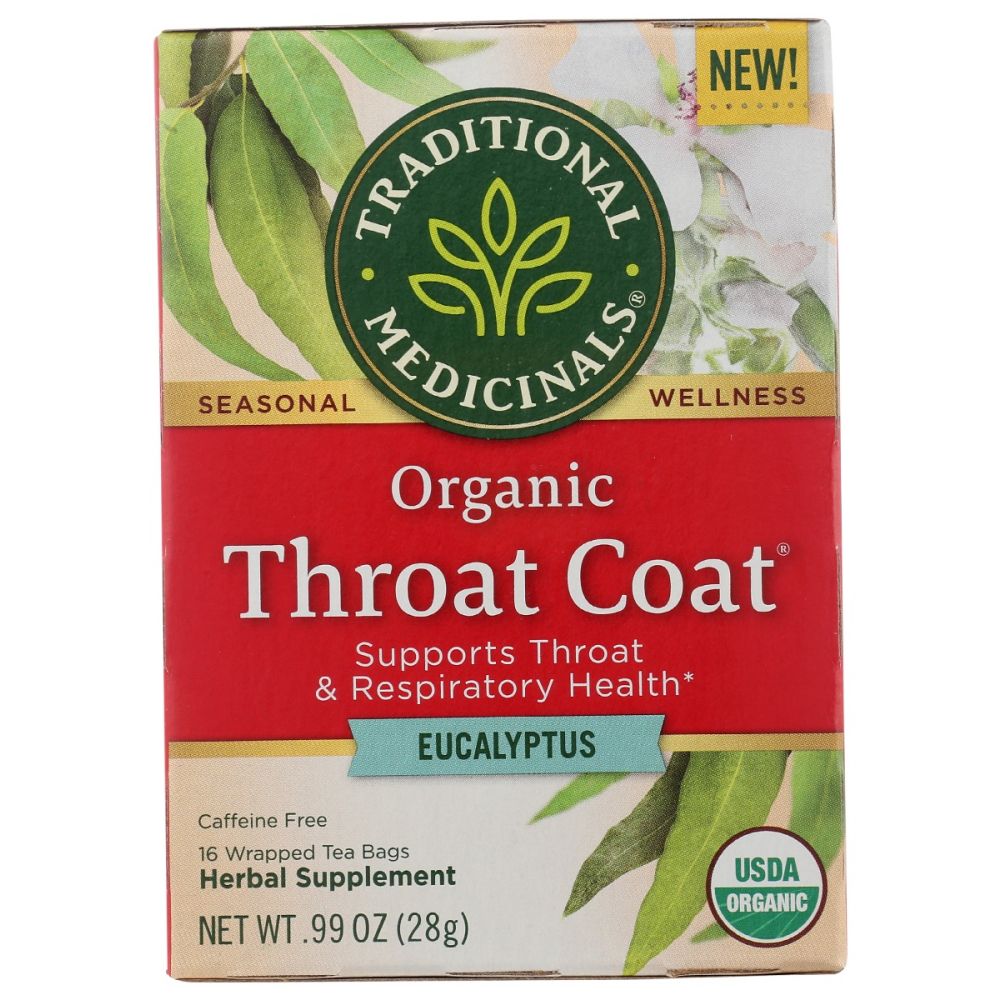 TRADITIONAL MEDICINALS: Tea Eucalyptus Thrt Coat, 16 bg