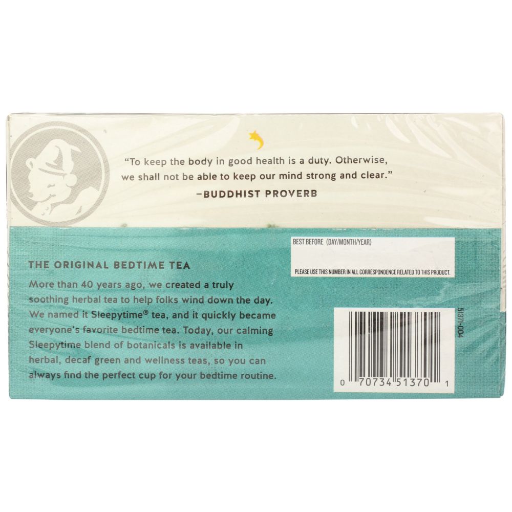 CELESTIAL SEASONINGS: Tea Herb Slpytime Thrt Tamer, 20 bg