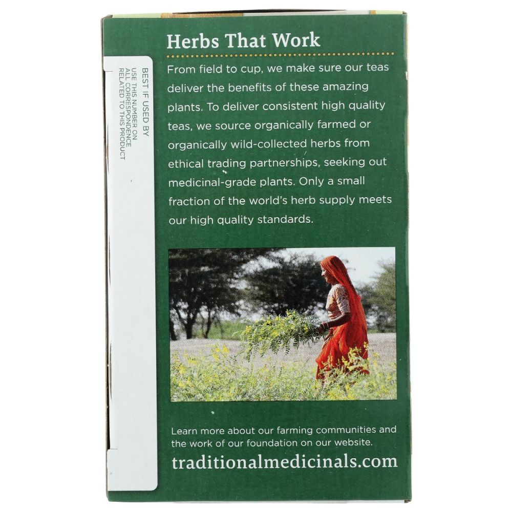 TRADITIONAL MEDICINALS: Tea Lemon Ginger Org, 16 bg