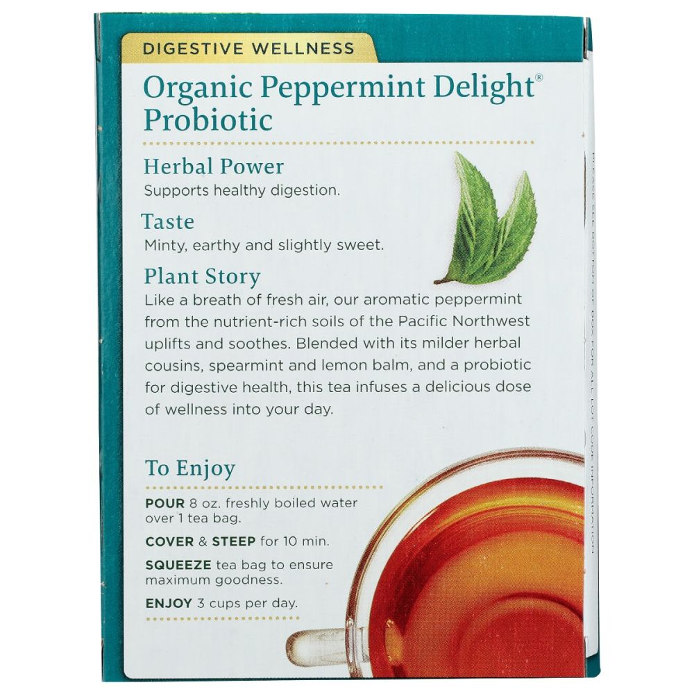 TRADITIONAL MEDICINALS: Tea Peppmint Dlite Prbitc, 16 bg