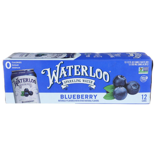 WATERLOO SPARKLING WATER: Water Sprkl Summrbry 12Pk, 144 fo