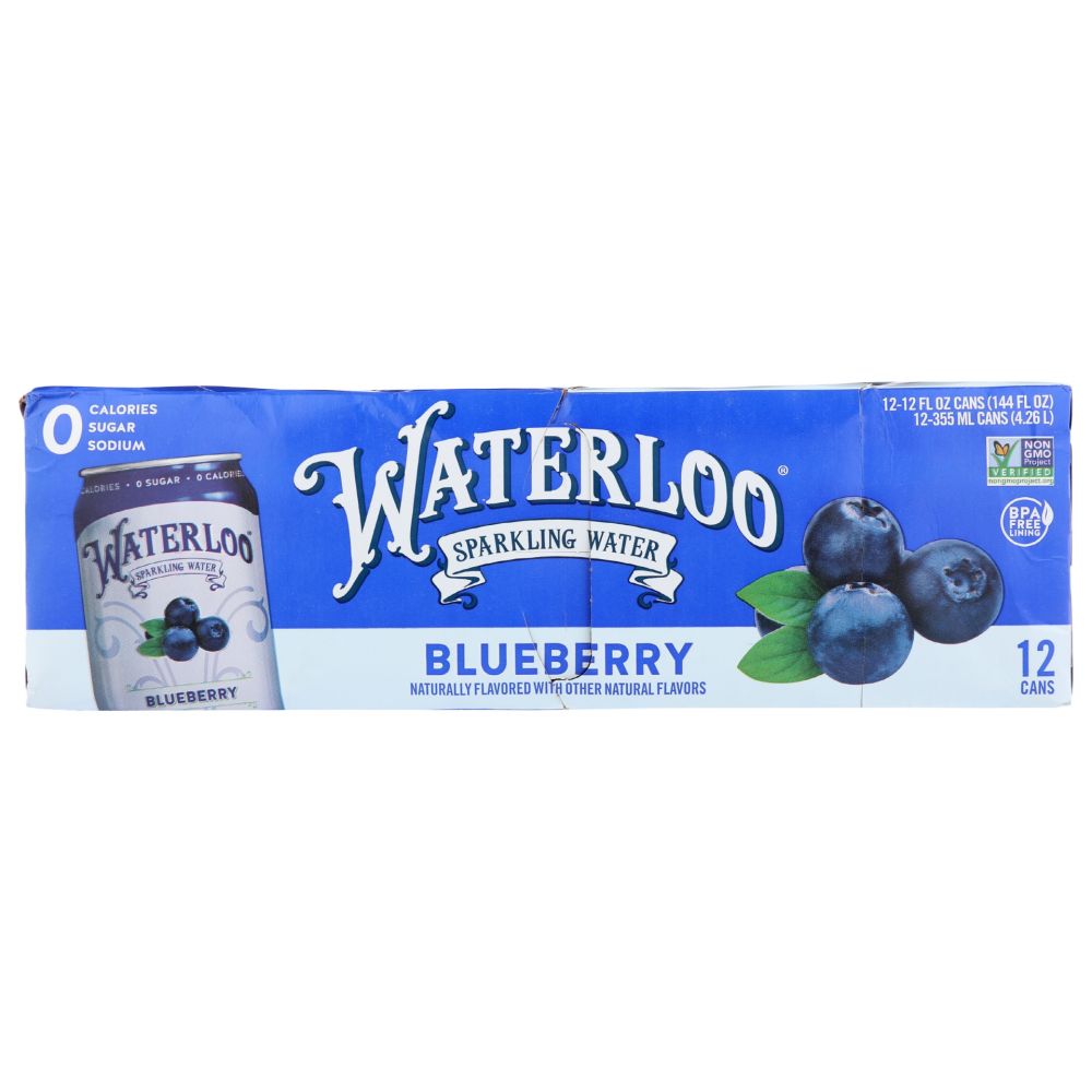 WATERLOO SPARKLING WATER: Water Sprkl Summrbry 12Pk, 144 fo