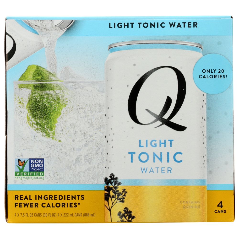 Q TONIC: Water Tonic Light 4Pk, 30 fo