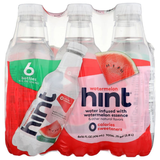 HINT: Water Watermelon 6Pk, 96 fo