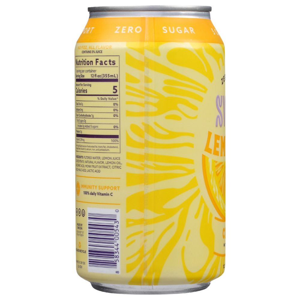 SWOON: Lemonade Classic Zero Sgr, 12 fo