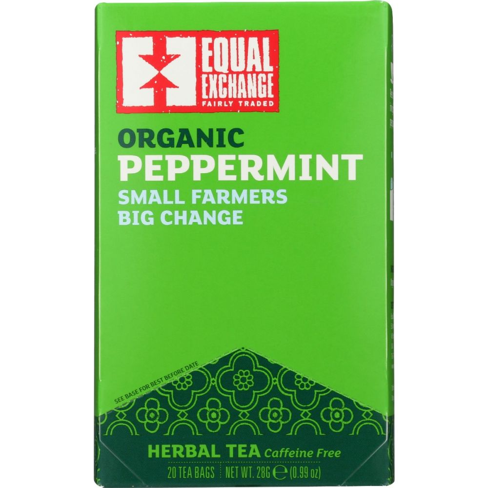 EQUAL EXCHANGE: Tea Peppermint Org, 20 bg