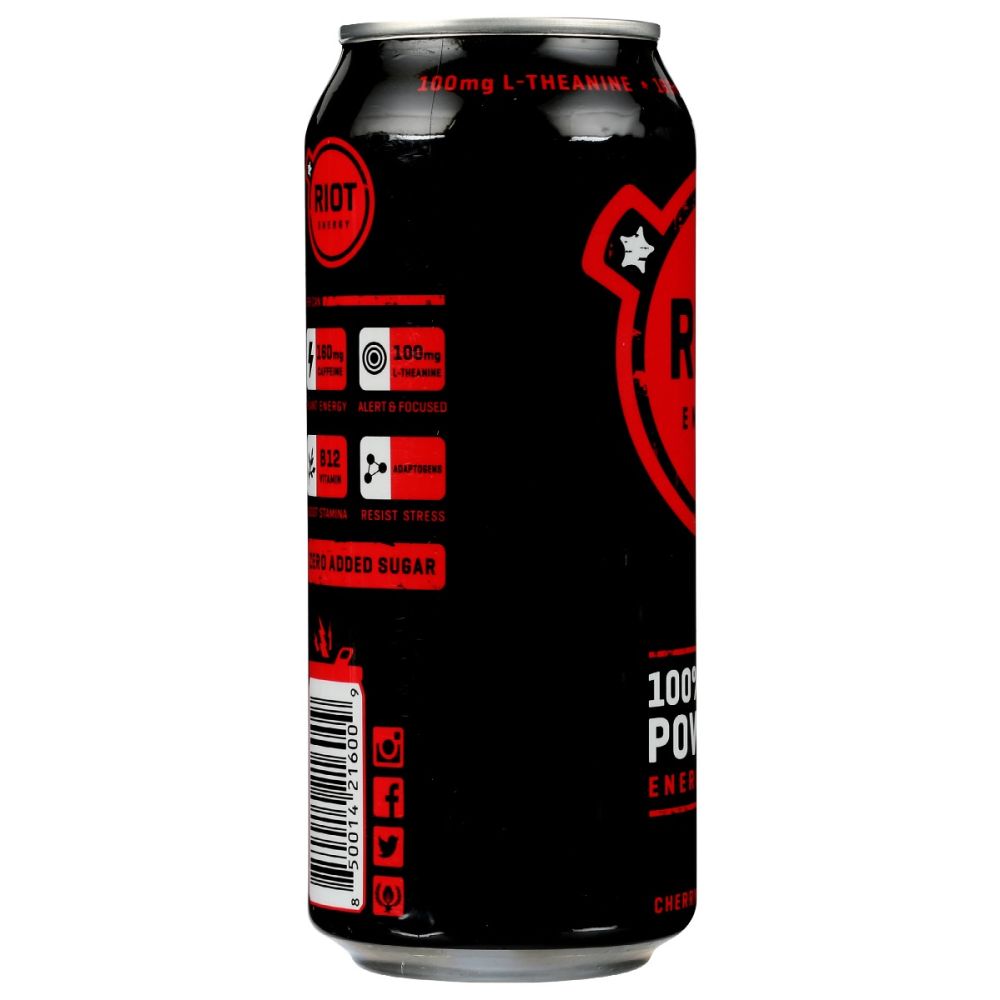 RIOT ENERGY: Drink Chry Watrmln Enrgy, 16 fo