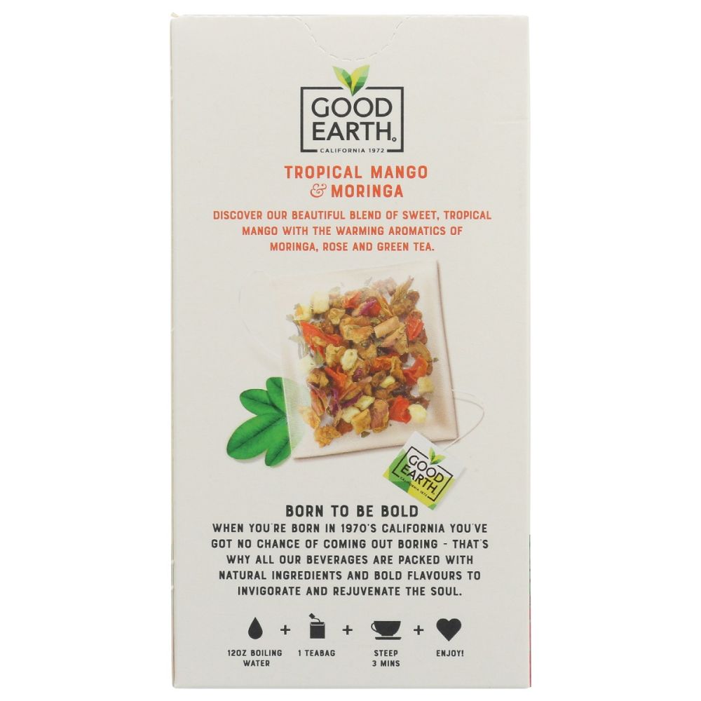 GOOD EARTH: Tea Sens Moringa Mango, 15 bg