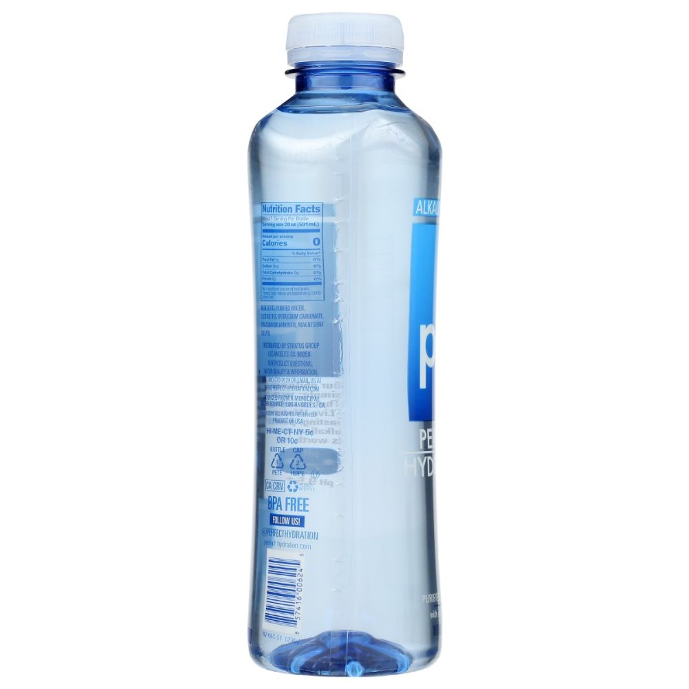 PERFECT HYDRATION: Water Alkaline Ph, 20 fo