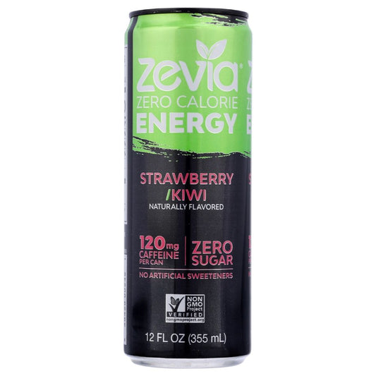 ZEVIA: Drink Energy Strwbry Kiwi, 12 fo