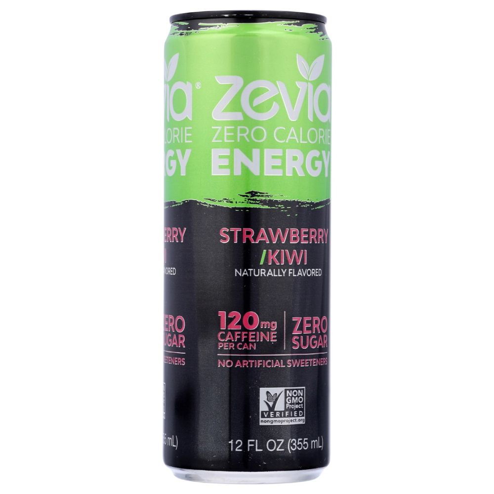 ZEVIA: Drink Energy Strwbry Kiwi, 12 fo