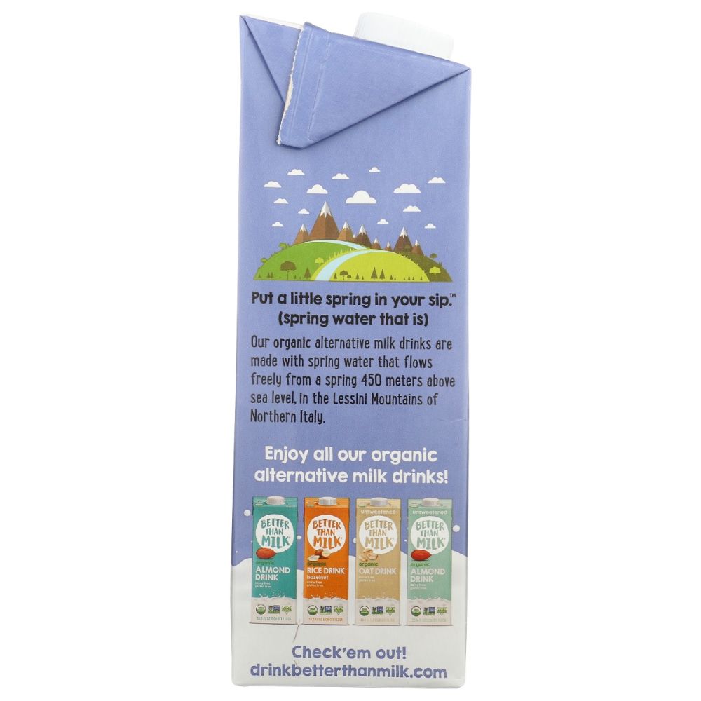 BETTER THAN MILK: Milk Rice Calcium Org, 33.8 fo