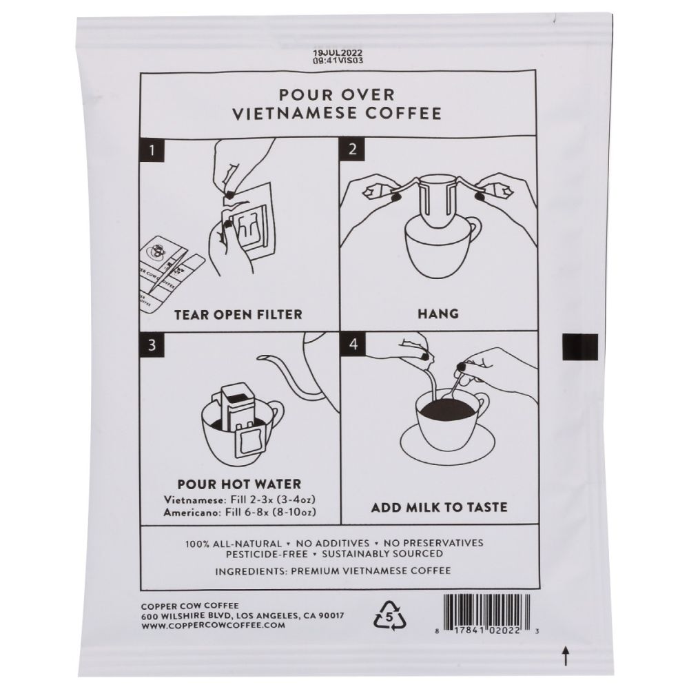 COPPER COW COFFEE: Coffee Classic 5Pc, 5 pk