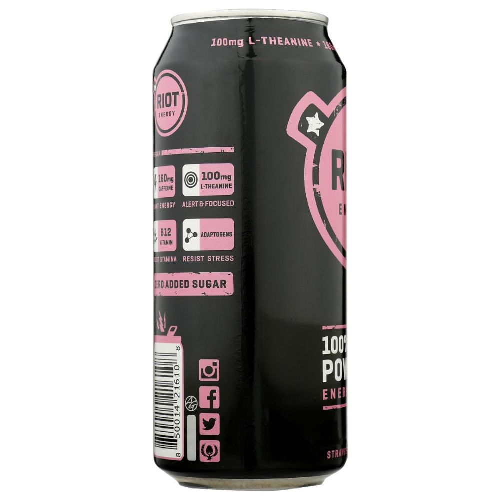 RIOT ENERGY: Drink Strwby Lmnade Enrgy, 16 FO