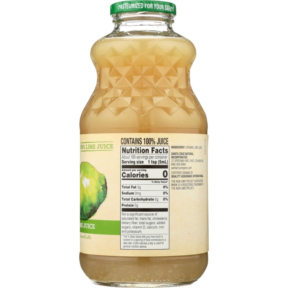 SANTA CRUZ: Juice Lime Org, 32 fo
