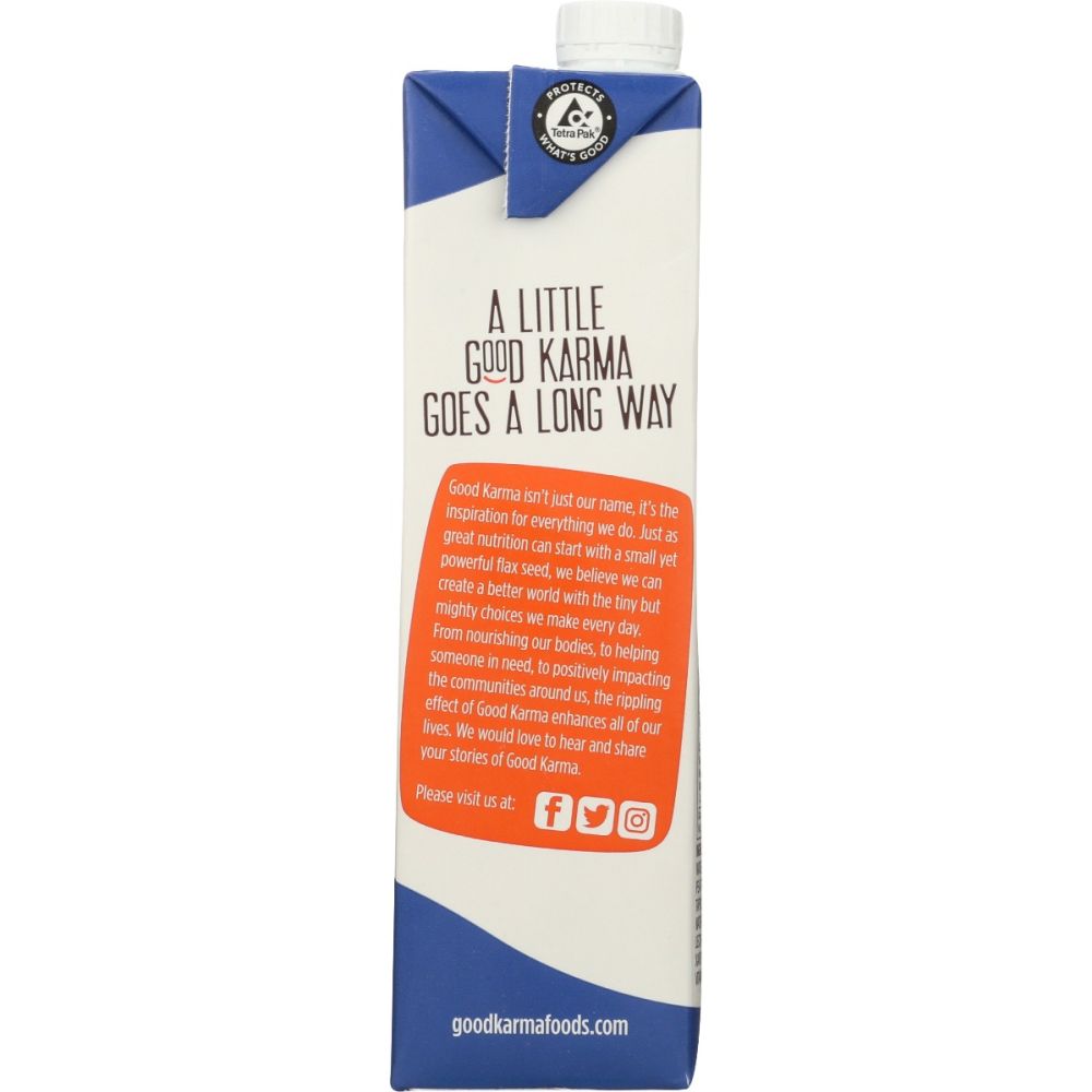 GOOD KARMA: Flax Milk Prtn Van, 32 fo