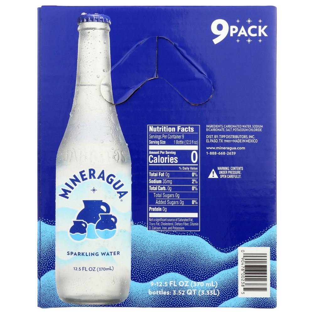 MINERAGUA: Water Mineragua 9pk, 112.5 oz