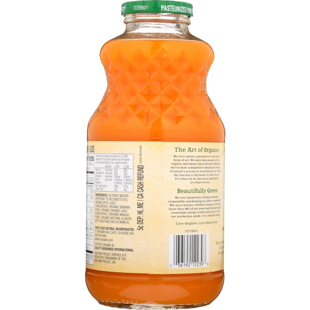 SANTA CRUZ: Juice Orange Mango Org, 32 fo